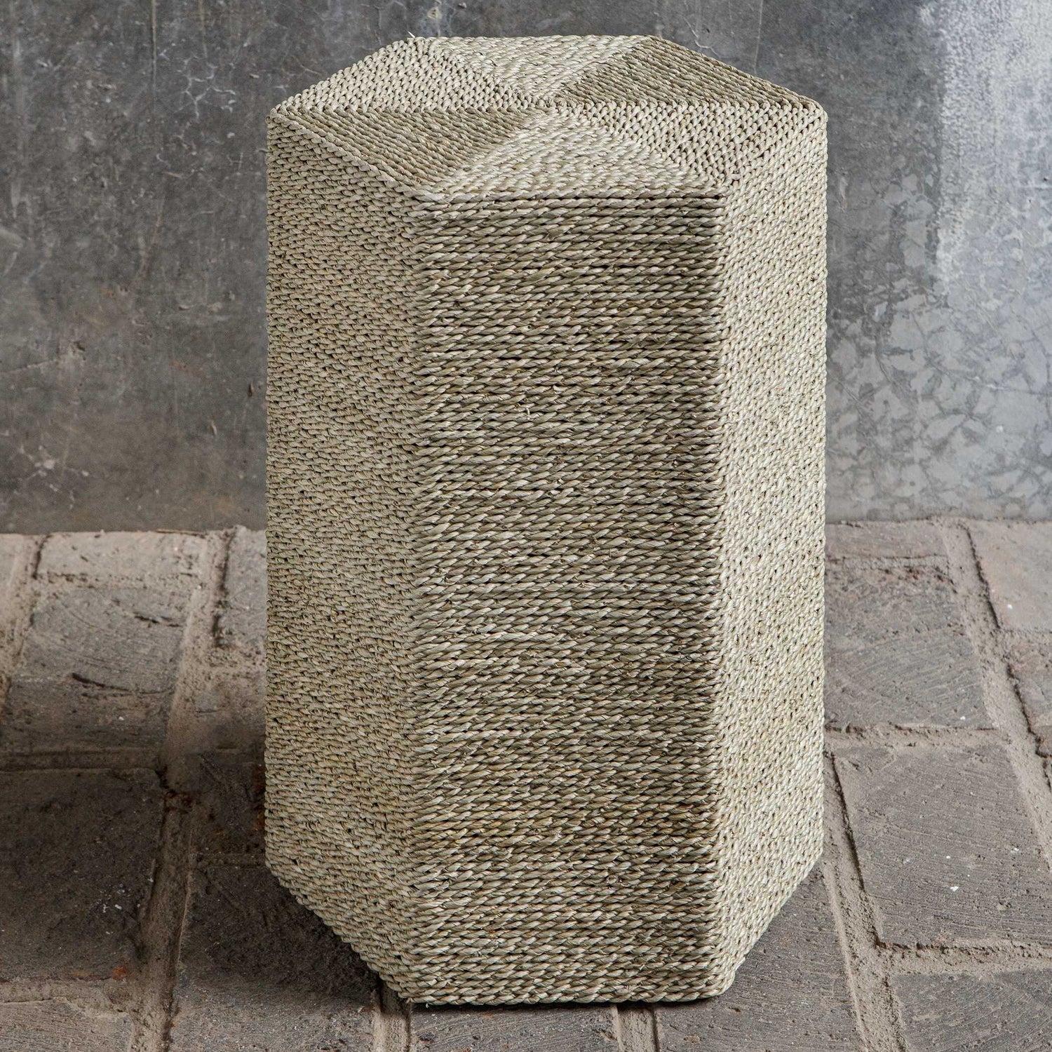 UTTERMOST SEA BRAID ACCENT TABLE - Side