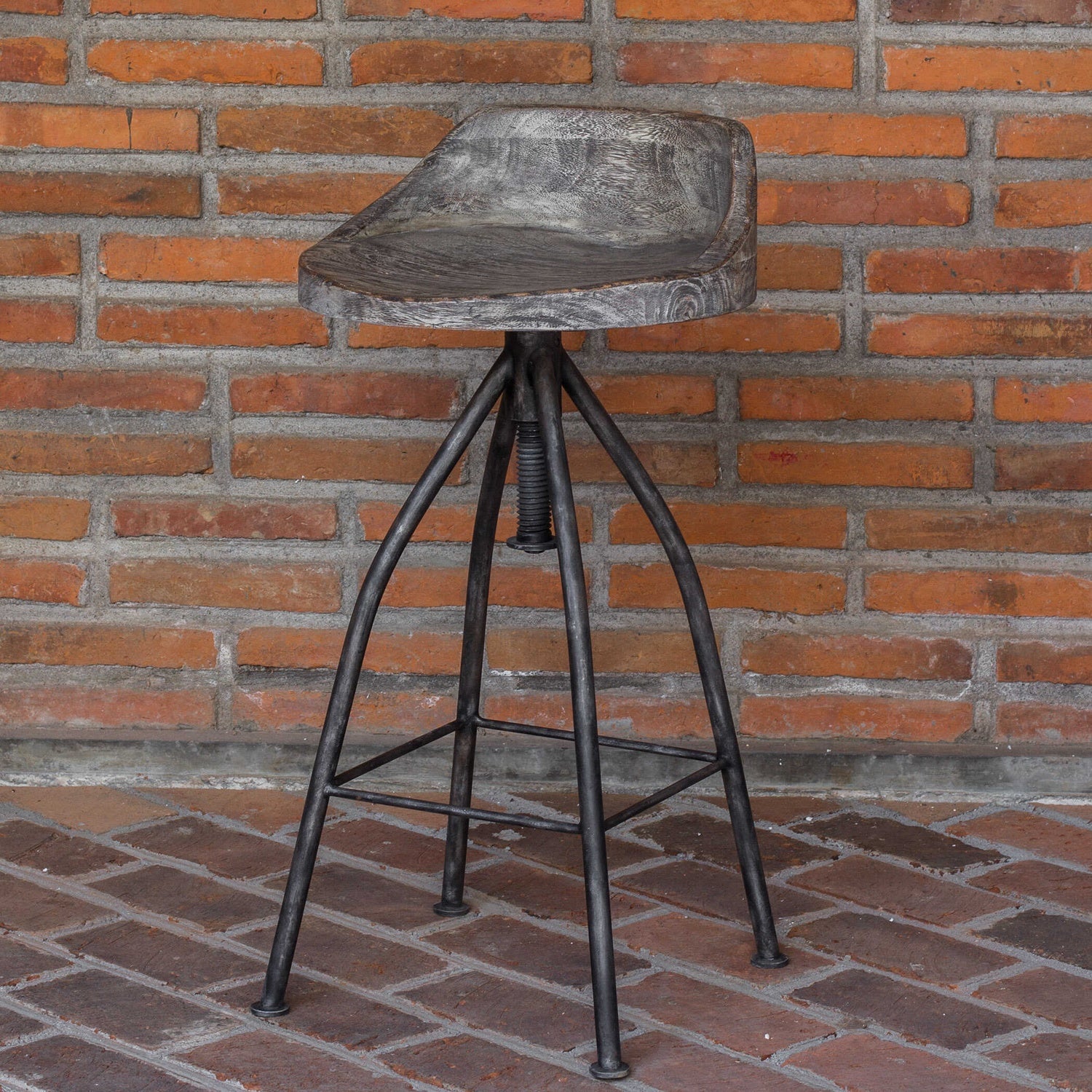 UTTERMOST KAIRU BAR STOOL - Benches, Ottoman, Stools
