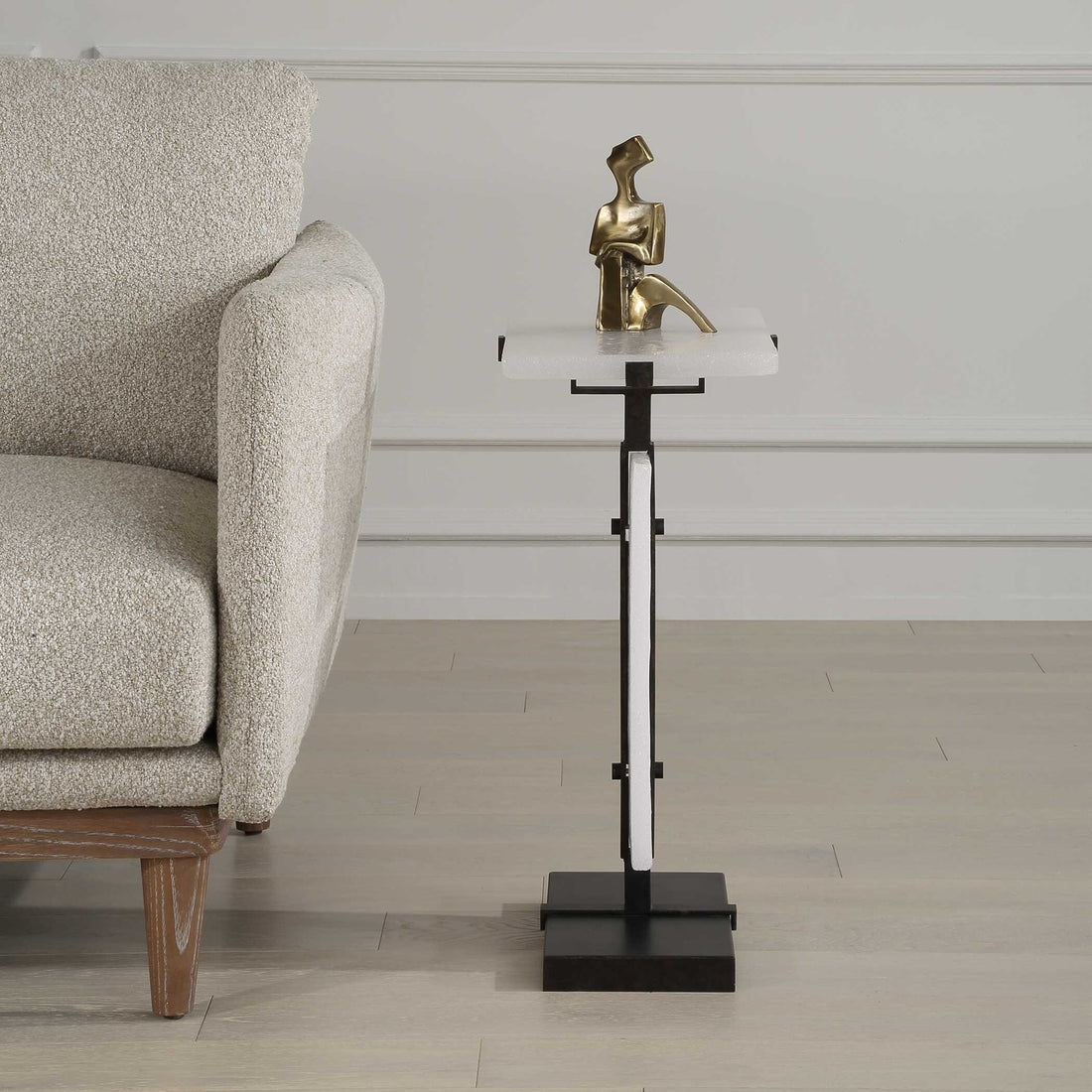 UTTERMOST Elements Bubble Accent Table - Side
