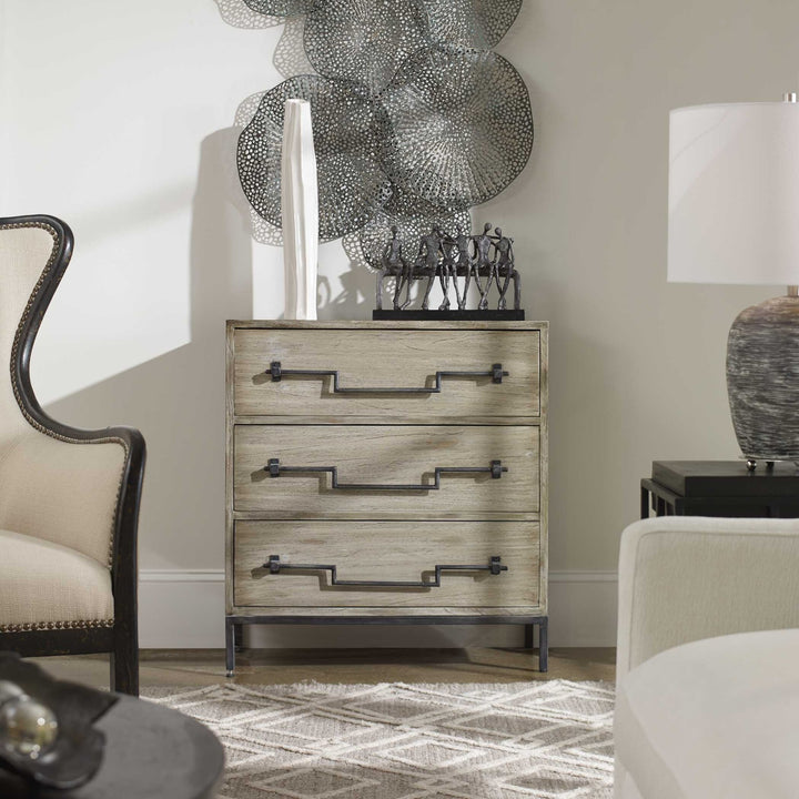 UTTERMOST JORY AGED ACCENT CHEST - Benches, Ottoman, Stools
