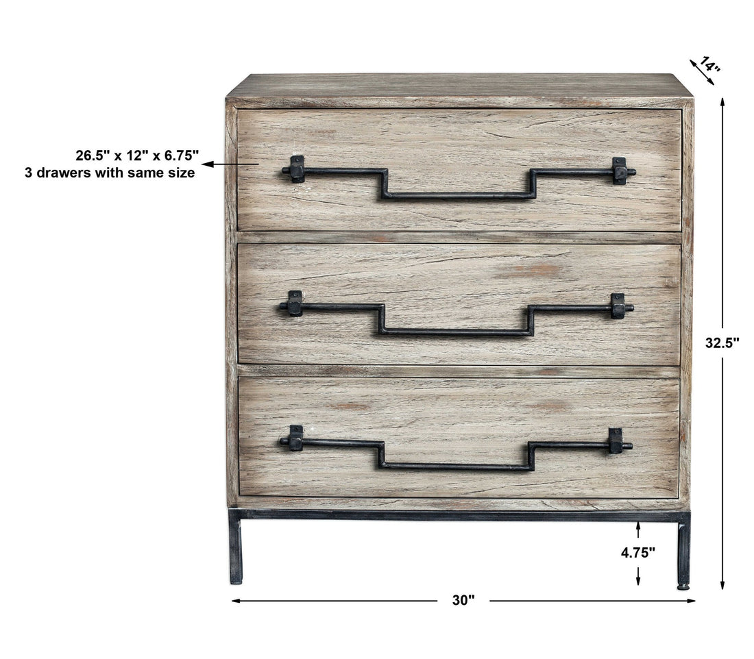 UTTERMOST JORY AGED ACCENT CHEST - Benches, Ottoman, Stools