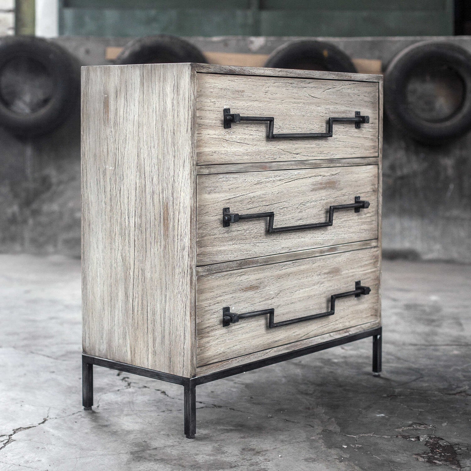 UTTERMOST JORY AGED ACCENT CHEST - Benches, Ottoman, Stools