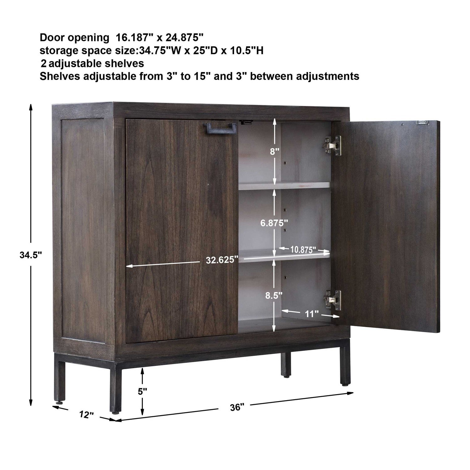 UTTERMOST Nadie Console Cabinet - Cabinets & Bar