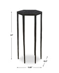 UTTERMOST AVIARY HEXAGONAL ACCENT TABLE - Side