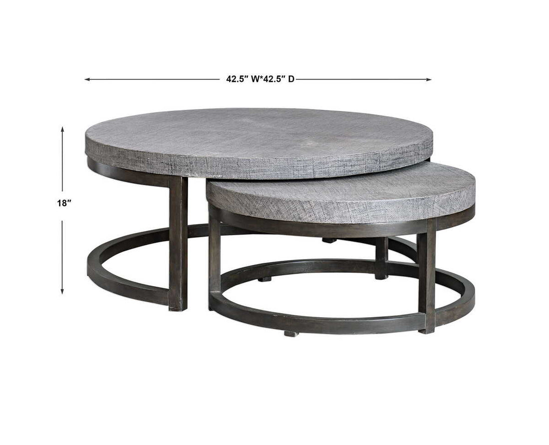 UTTERMOST AIYARA NESTING TABLES - Side
