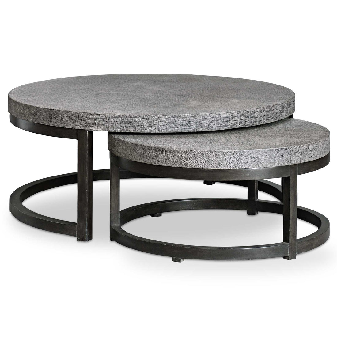 UTTERMOST Aiyara Nesting Tables Set Of 2 - Side
