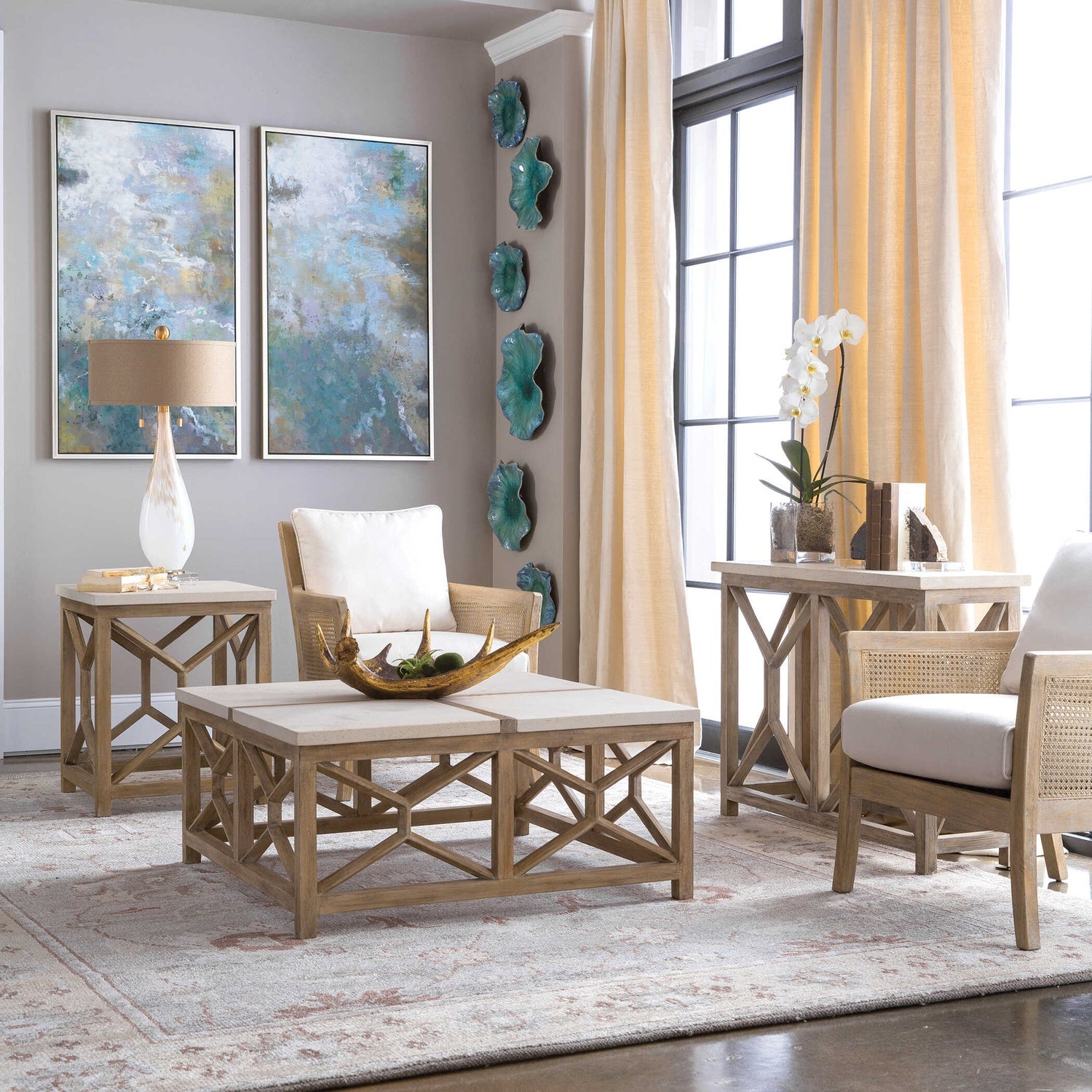 UTTERMOST CATALI END TABLE - Side