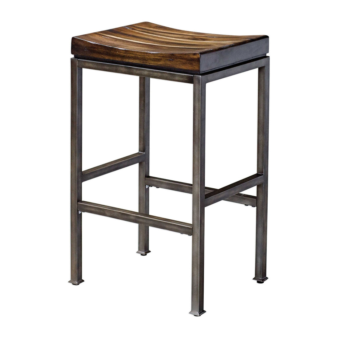 UTTERMOST Beck Industrial Bar Stool - Benches, Ottoman, Stools