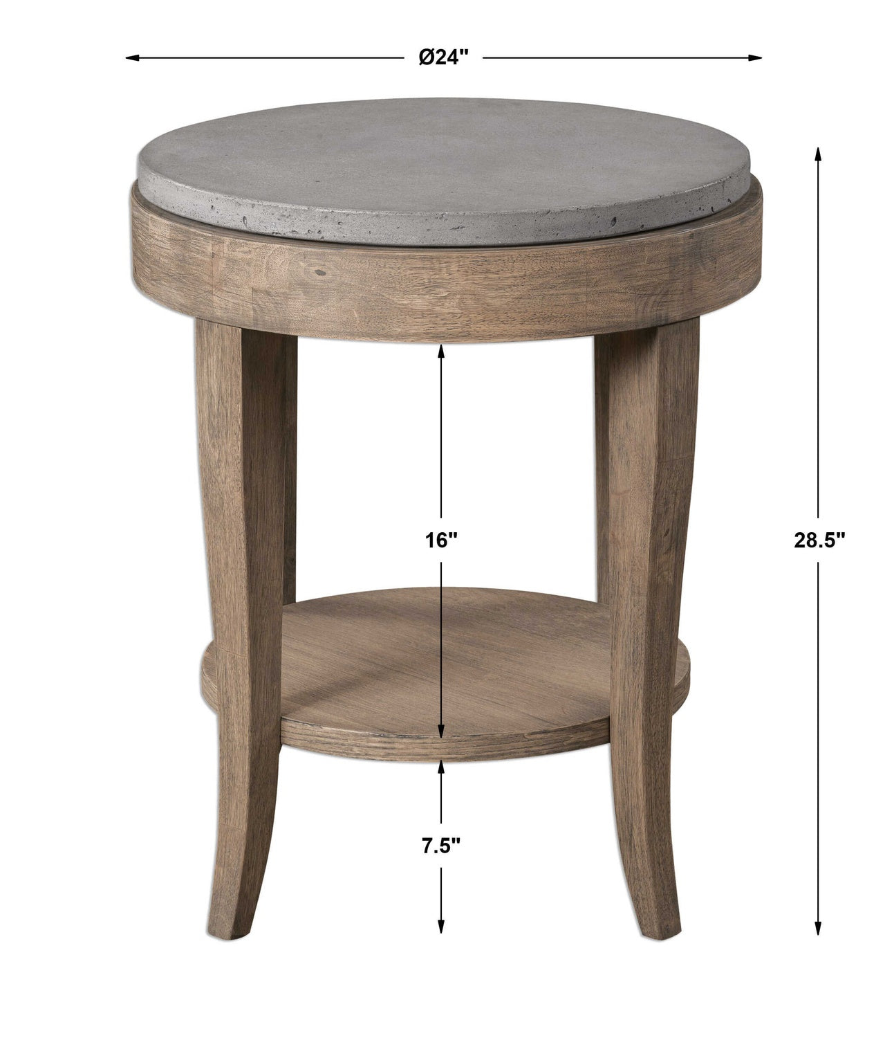 UTTERMOST DEKA SIDE TABLE - Side