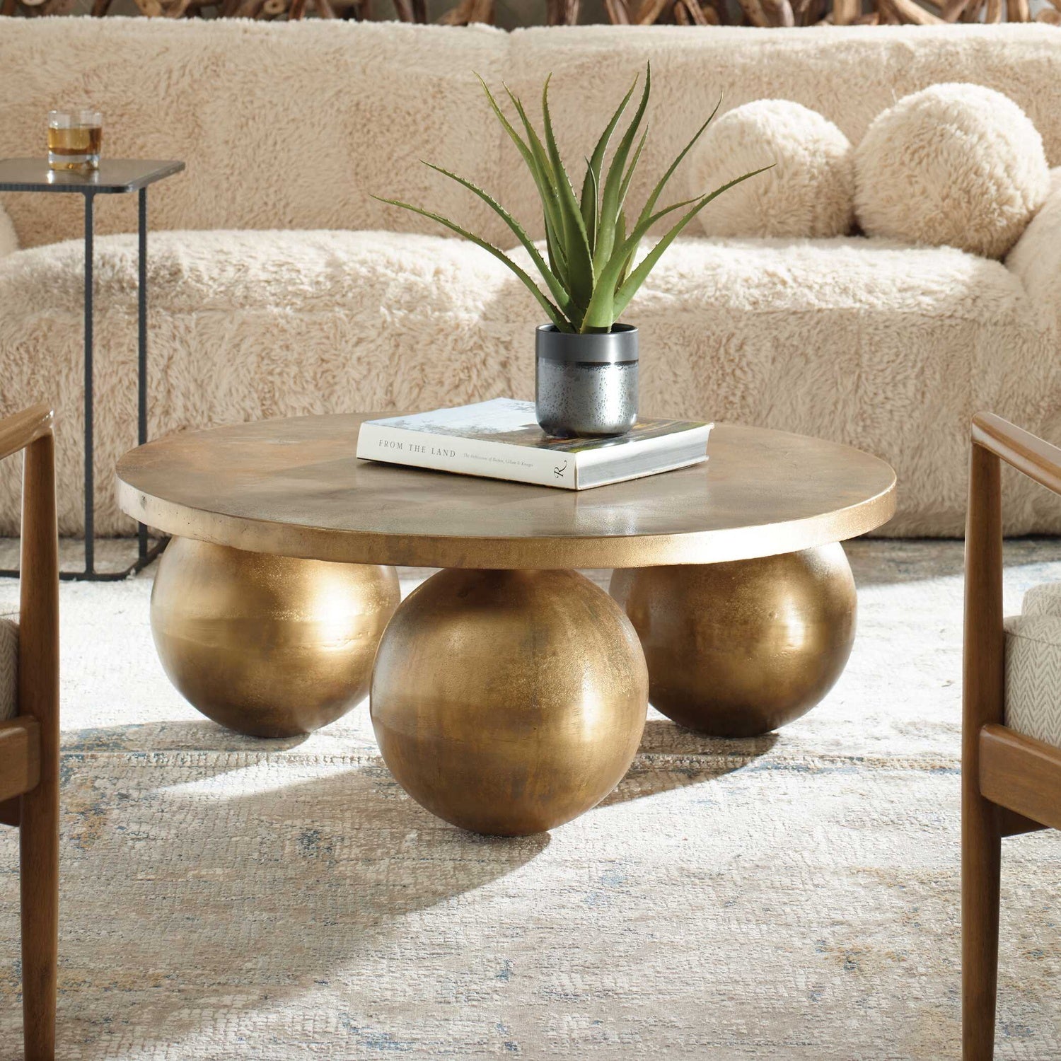 UTTERMOST TRIPLET ANTIQUE COFFEE TABLE - Coffee