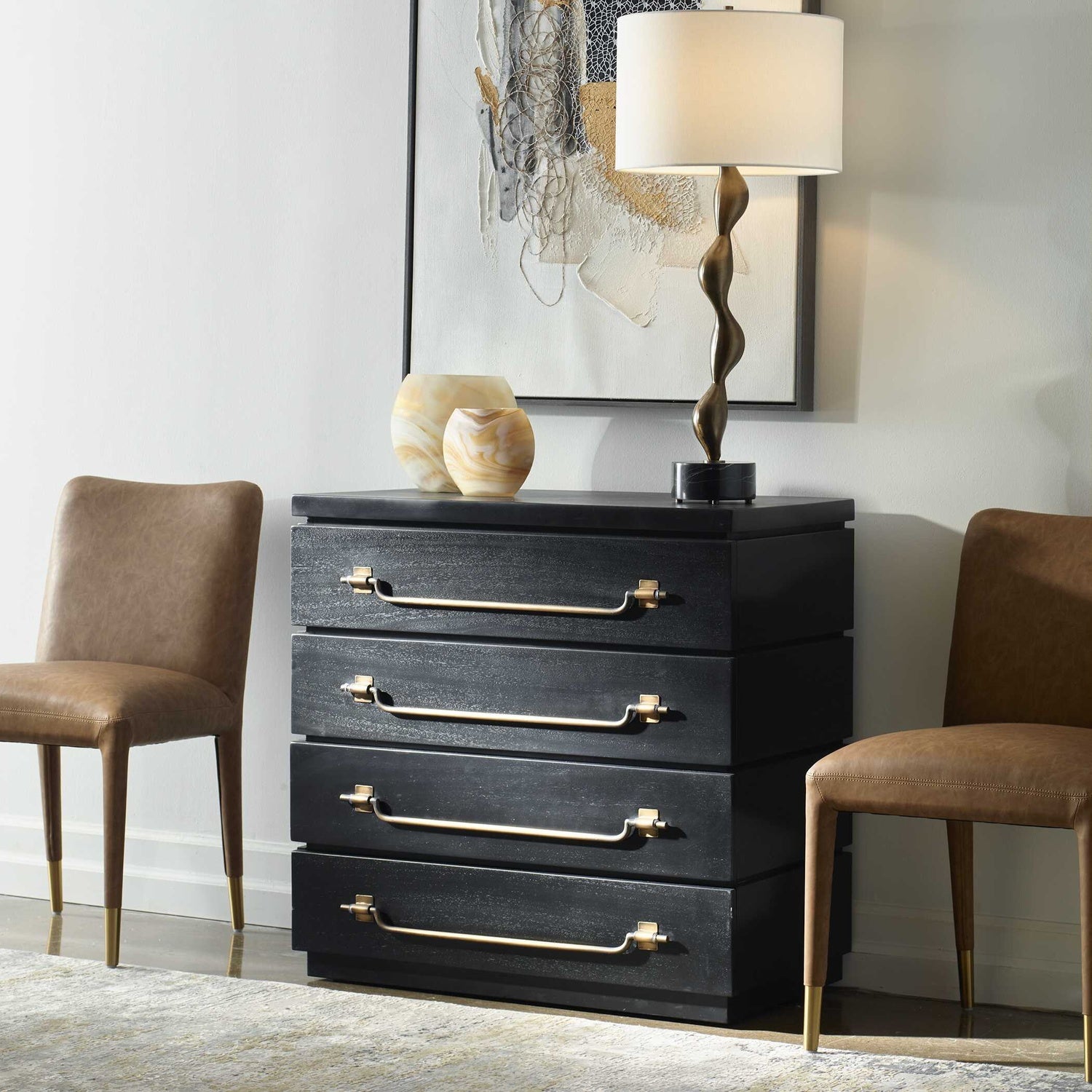 UTTERMOST HALIFAX ACCENT CHEST - Benches, Ottoman, Stools