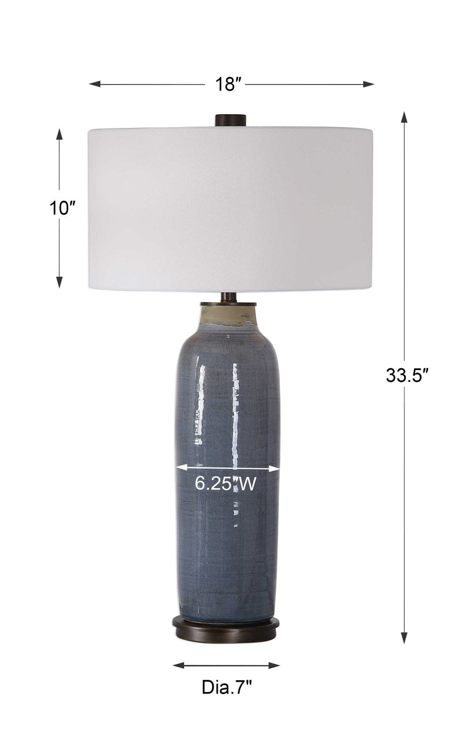 UTTERMOST, VICENTE SLATE TABLE LAMP, TABLE LAMPS