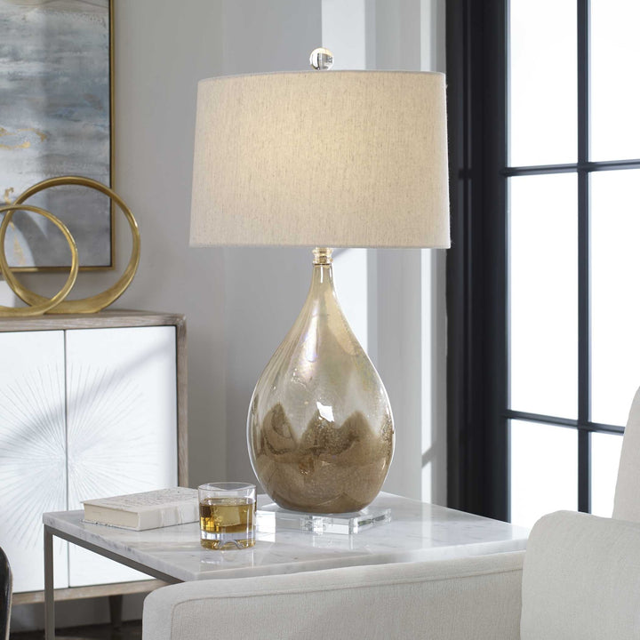 UTTERMOST, FLAVIAN GLAZED LAMP, TABLE LAMPS