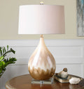 UTTERMOST, Flavian Glazed Lamp, TABLE LAMPS