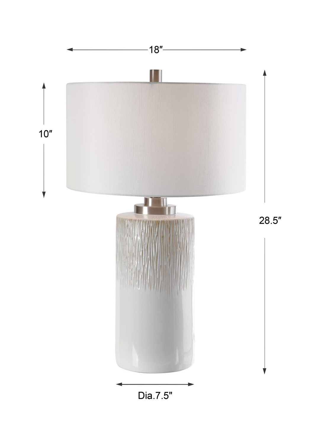 UTTERMOST, Georgios Cylinder Table Lamp, TABLE LAMPS
