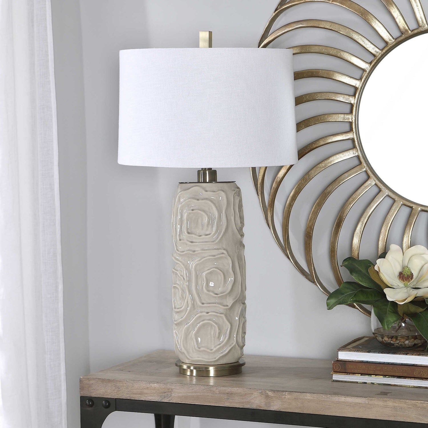 UTTERMOST, ZADE WARM TABLE LAMP, TABLE LAMPS