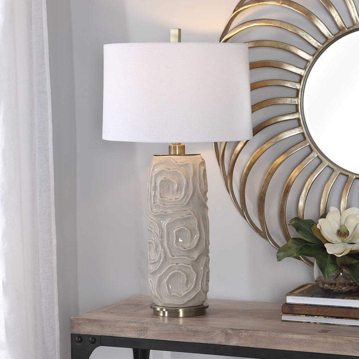 UTTERMOST, ZADE WARM TABLE LAMP, TABLE LAMPS