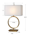 UTTERMOST, DUARA CIRCLE TABLE LAMP, TABLE LAMPS