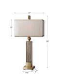 UTTERMOST, CAECILIA AMBER TABLE LAMP, TABLE LAMPS