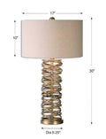 UTTERMOST, Amarey Metal Ring Table Lamp, TABLE LAMPS