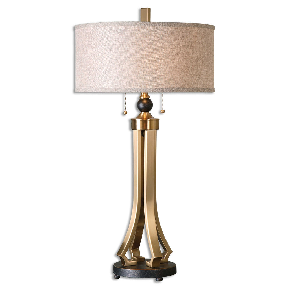 UTTERMOST, Selvino Brushed Table Lamp, TABLE LAMPS