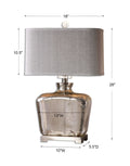 UTTERMOST, MOLINARA MERCURY TABLE LAMP, TABLE LAMPS