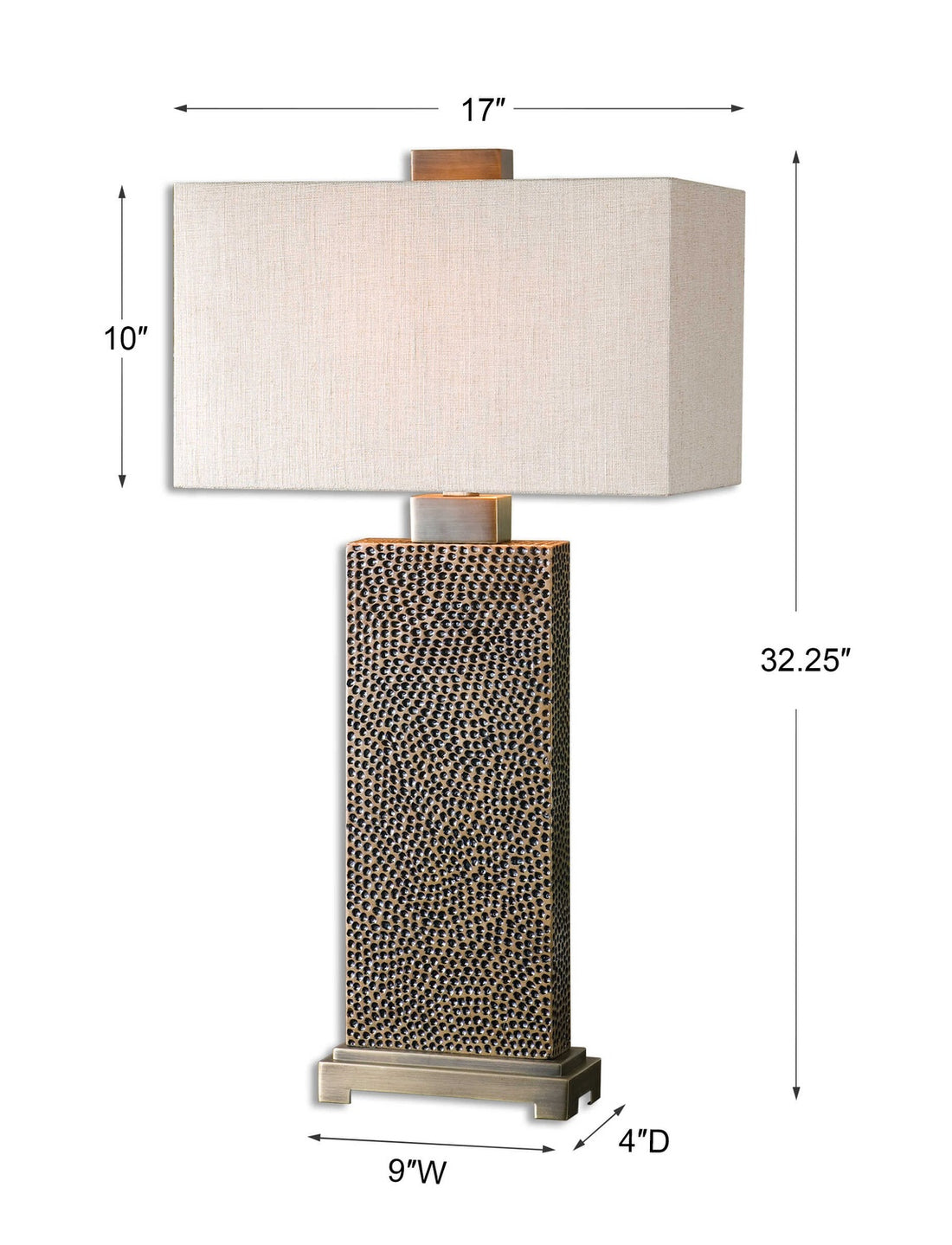 UTTERMOST, Canfield Coffee Table Lamp, TABLE LAMPS
