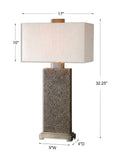 UTTERMOST, Canfield Coffee Table Lamp, TABLE LAMPS