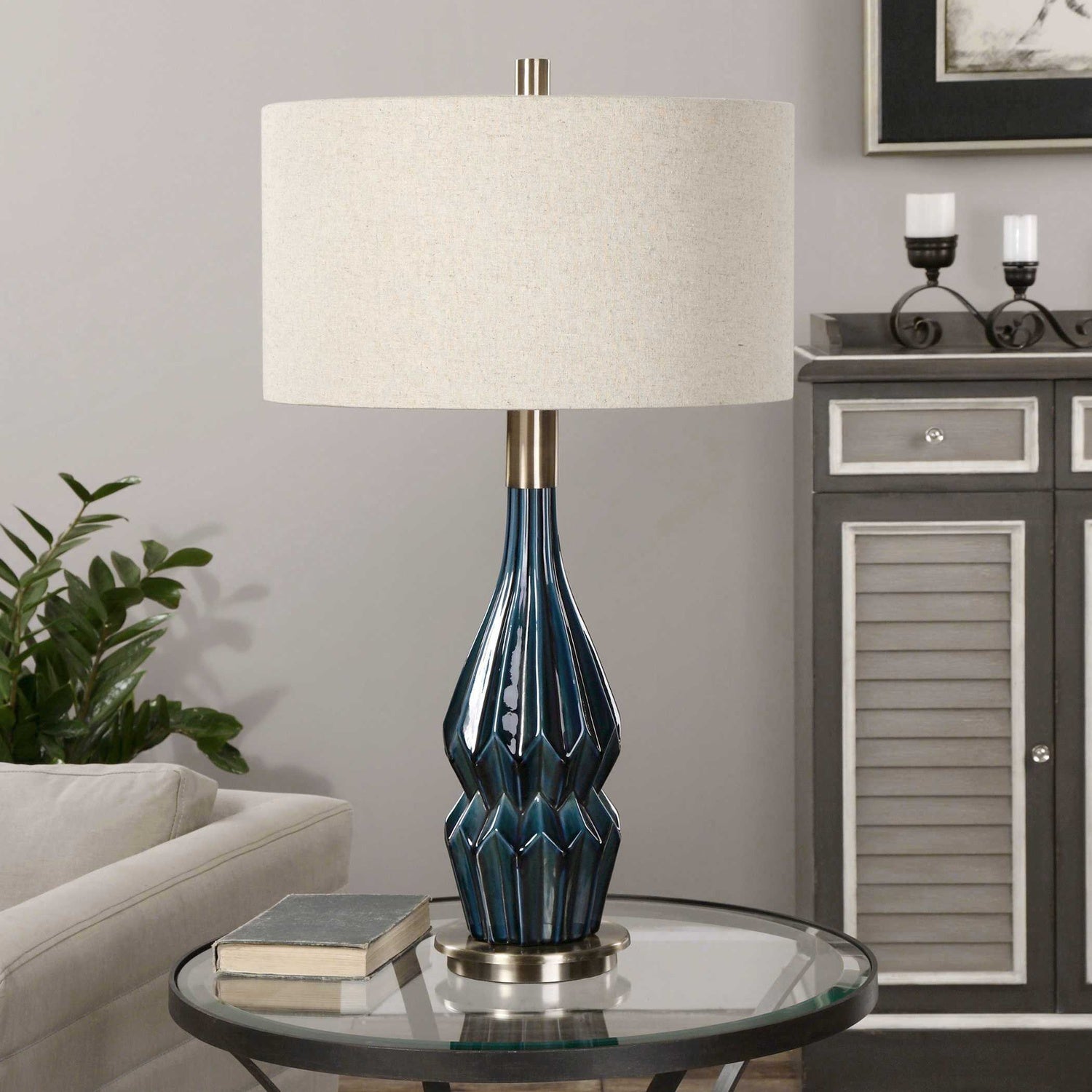 UTTERMOST, PRUSSIAN LAMP, TABLE LAMPS