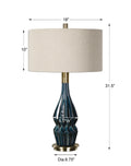 UTTERMOST, PRUSSIAN LAMP, TABLE LAMPS