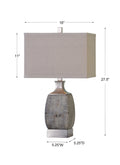 UTTERMOST, Caffaro Rust Table Lamp, TABLE LAMPS