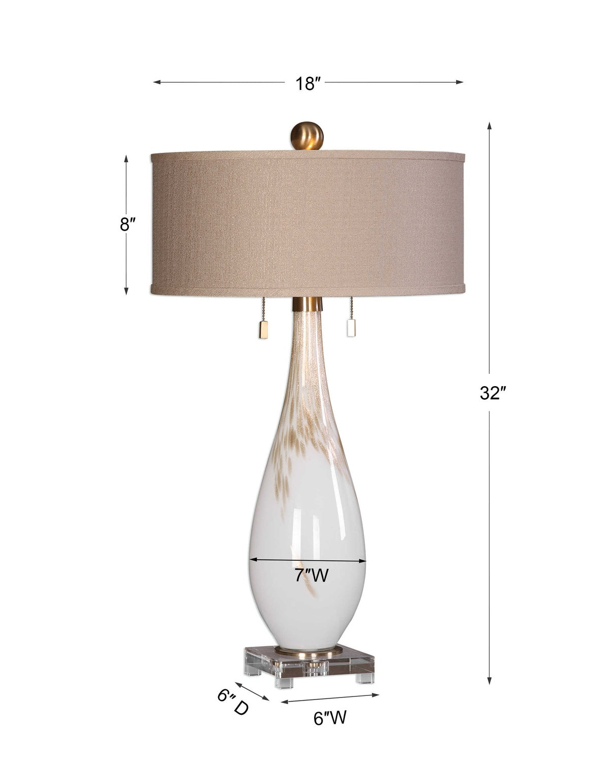 UTTERMOST, CARDONI TABLE LAMP, TABLE LAMPS