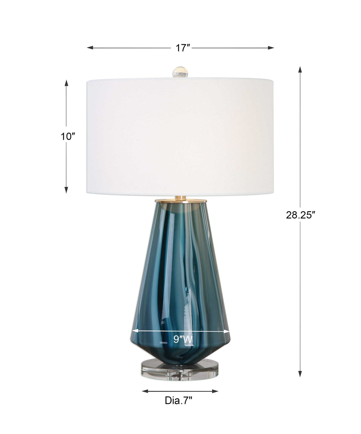 UTTERMOST, Pescara Lamp, TABLE LAMPS