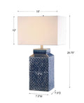 UTTERMOST, PERO SAPPHIRE LAMP, TABLE LAMPS