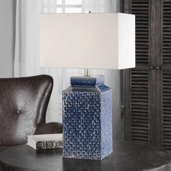 UTTERMOST, Pero Sapphire Lamp, TABLE LAMPS