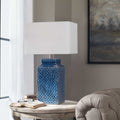UTTERMOST, PERO SAPPHIRE LAMP, TABLE LAMPS