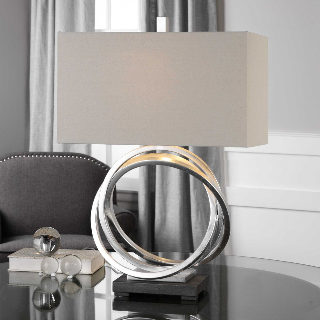 UTTERMOST, Soroca Rings Lamp, TABLE LAMPS