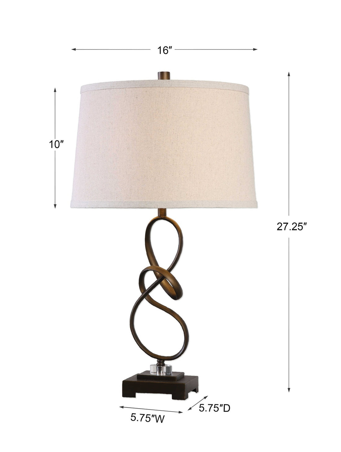UTTERMOST, Tenley Oil Rubbed Lamp, TABLE LAMPS