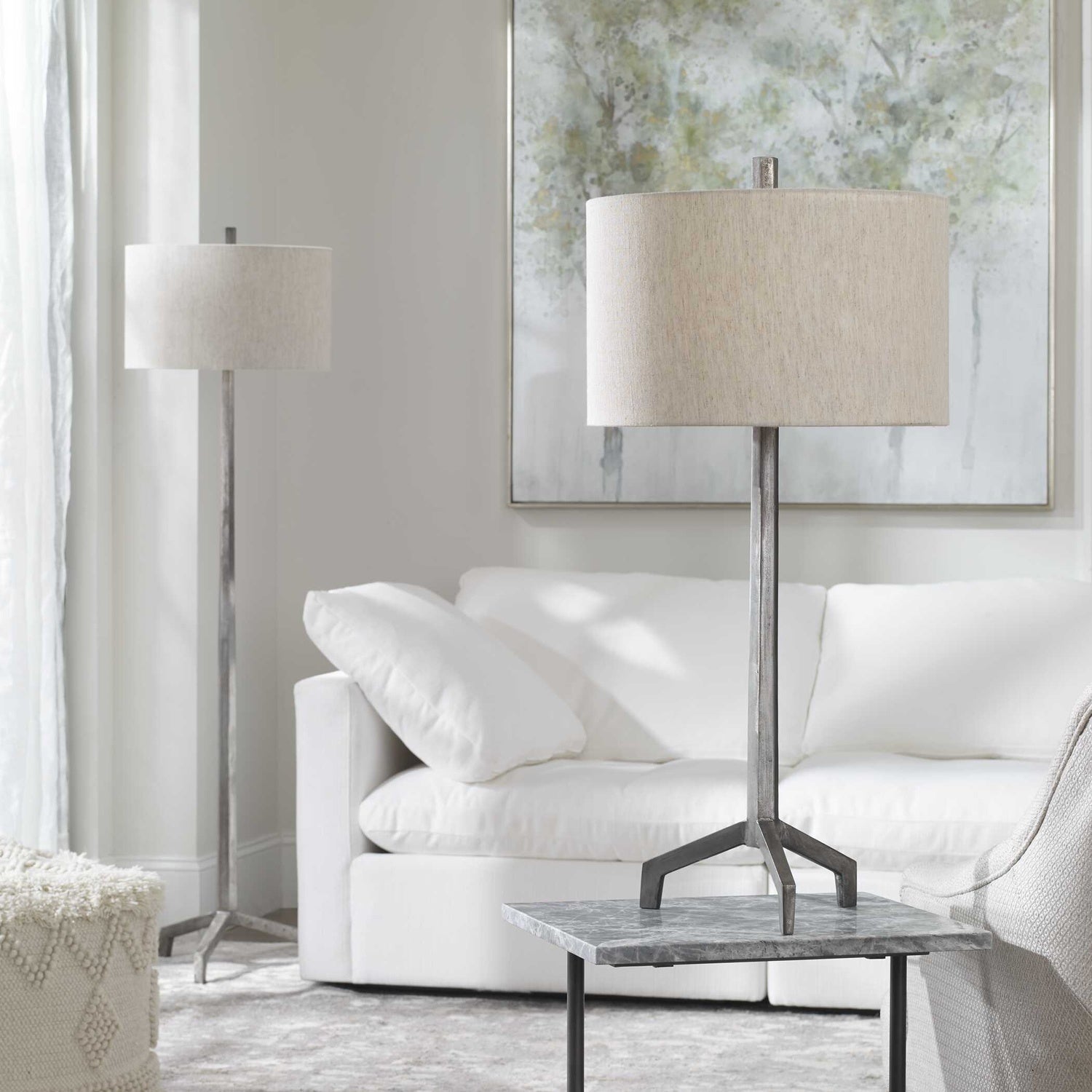 UTTERMOST, IVOR CAST LAMP, TABLE LAMPS