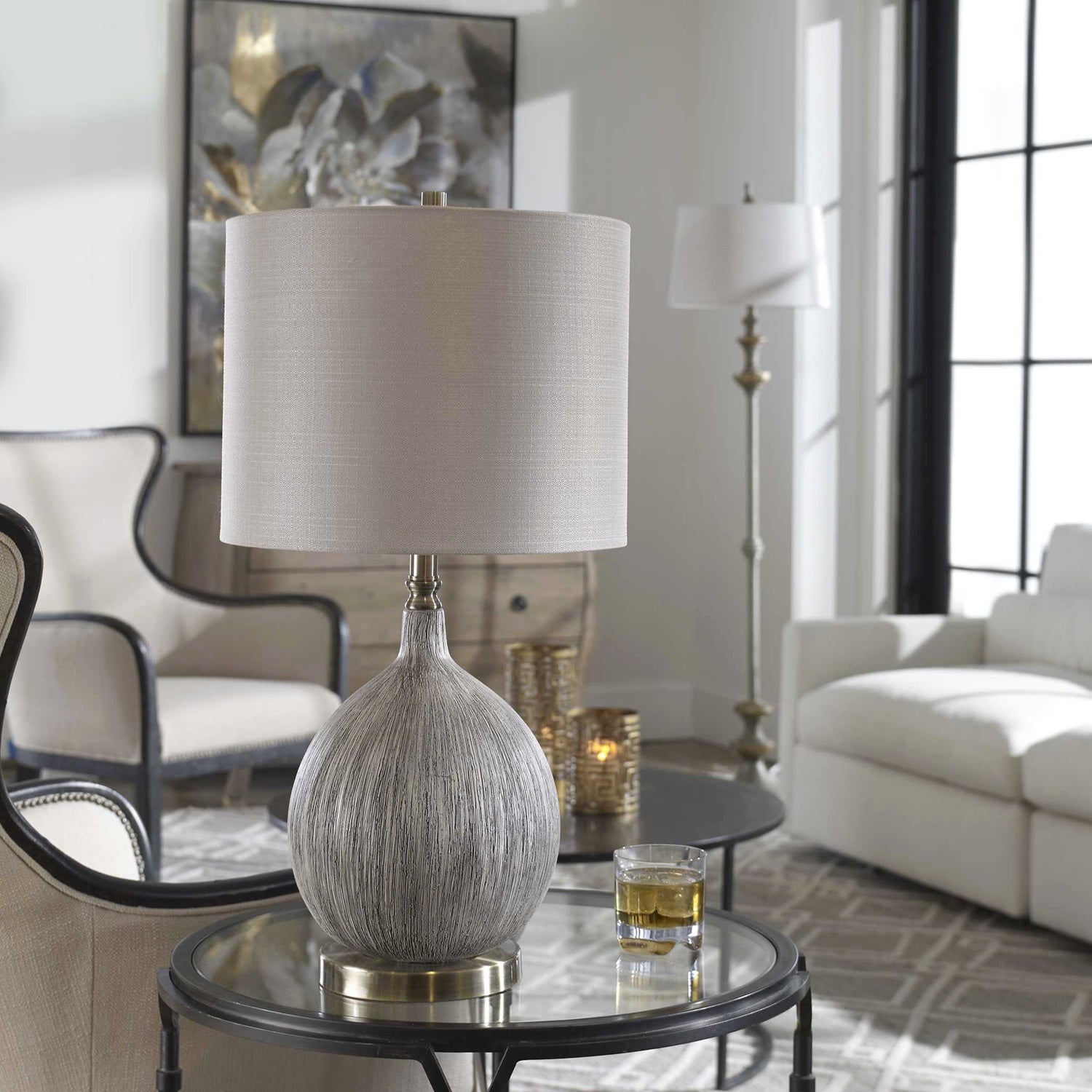 UTTERMOST, HEDERA TABLE LAMP, TABLE LAMPS