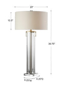 UTTERMOST, Monette Cylinder Lamp, FLOOR LAMP