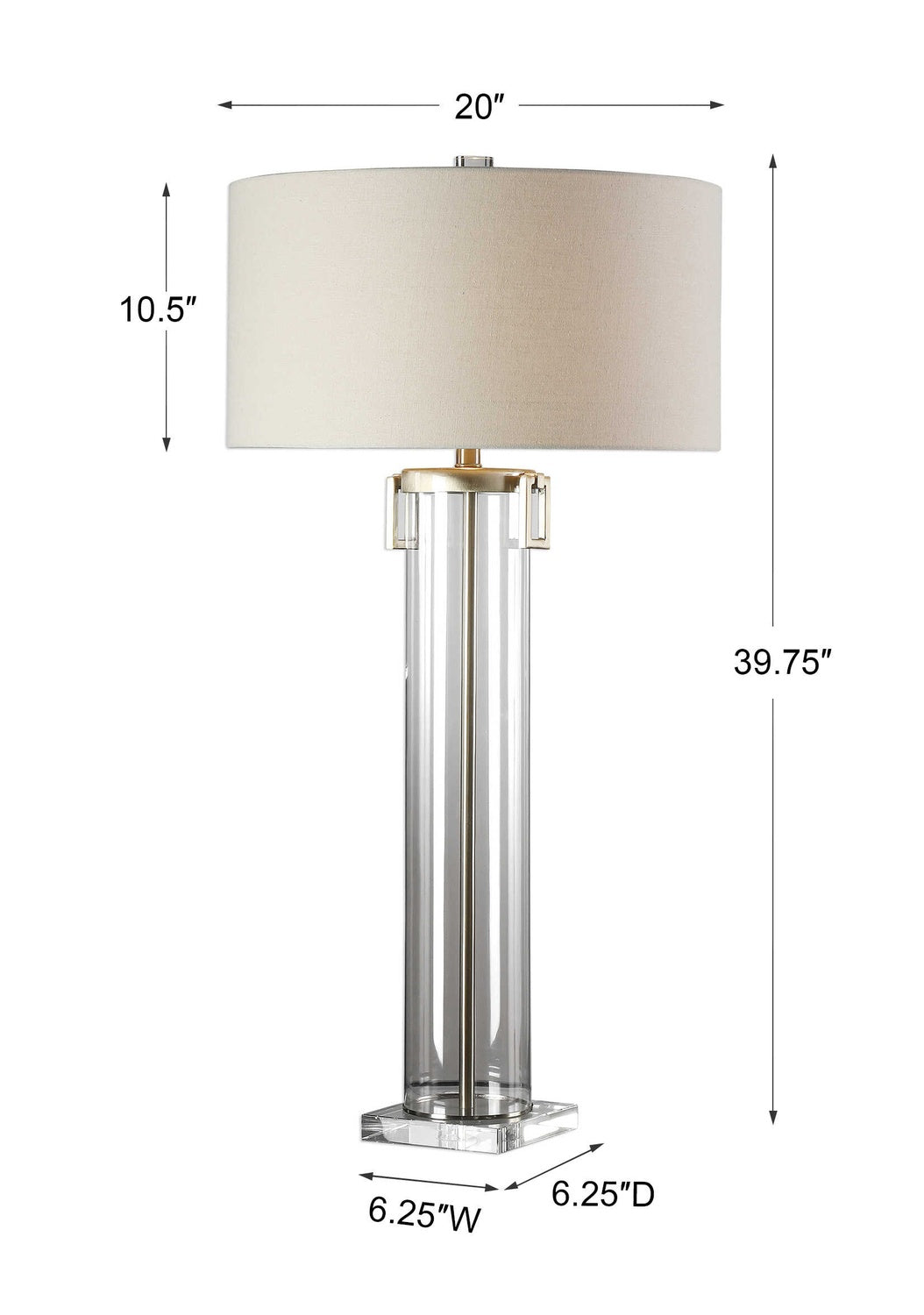 UTTERMOST, Monette Cylinder Lamp, FLOOR LAMP