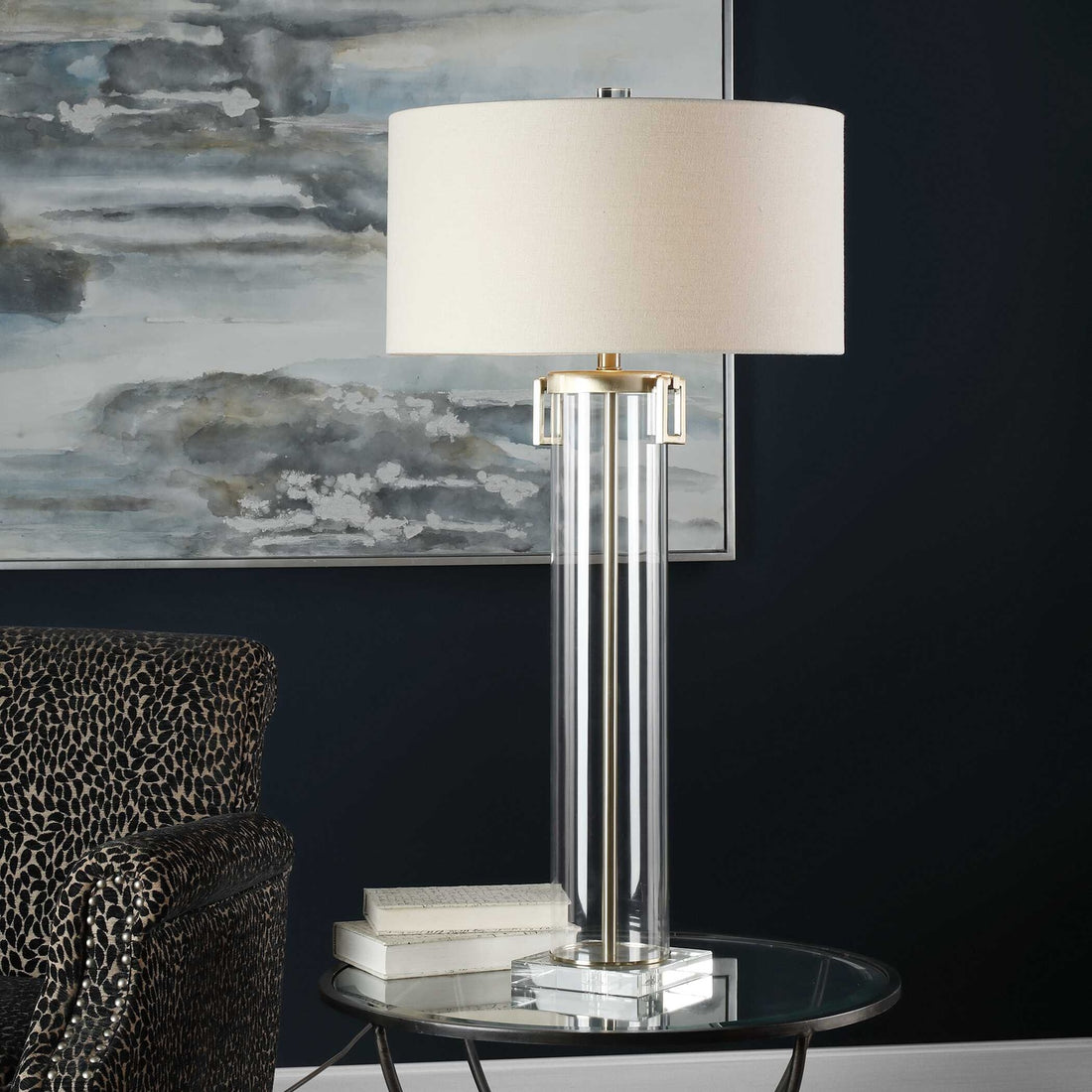 UTTERMOST, Monette Cylinder Lamp, FLOOR LAMP