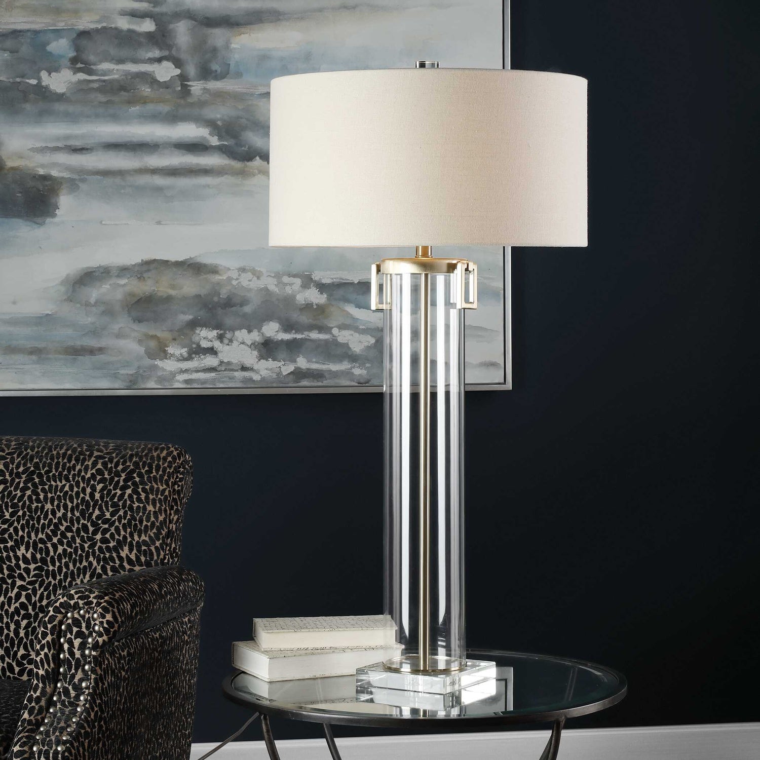 UTTERMOST, Monette Cylinder Lamp, FLOOR LAMP