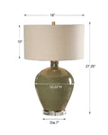 UTTERMOST, Elva Emerald Table Lamp, TABLE LAMPS
