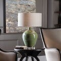 UTTERMOST, ELVA EMERALD TABLE LAMP, TABLE LAMPS