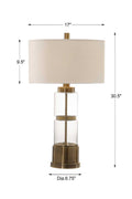 UTTERMOST, VAIGA COLUMN LAMP, TABLE LAMPS