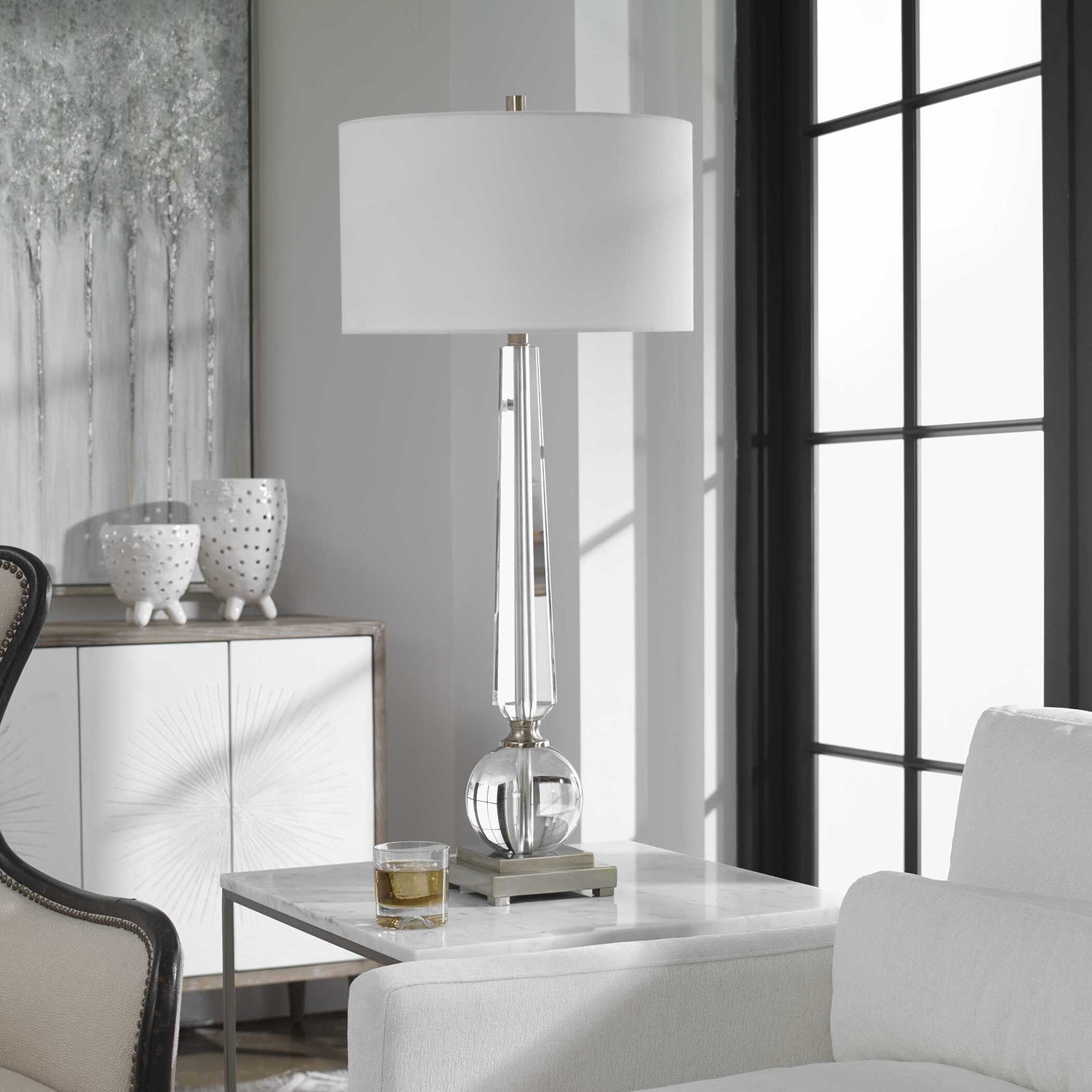 UTTERMOST, CRISTA CRYSTAL LAMP, TABLE LAMPS