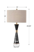 UTTERMOST, ALASTAIR TABLE LAMP, TABLE LAMPS