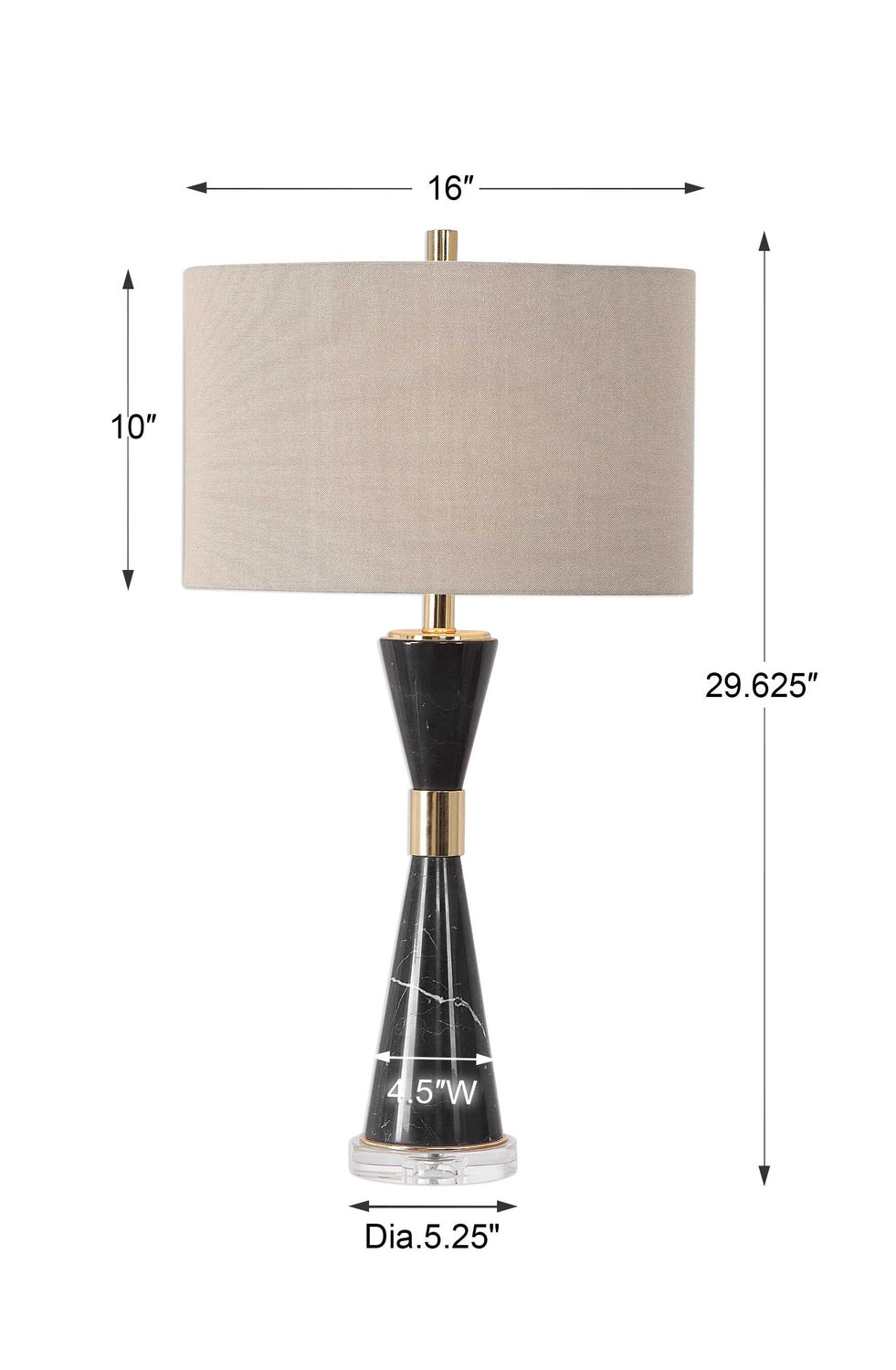 UTTERMOST, ALASTAIR TABLE LAMP, TABLE LAMPS